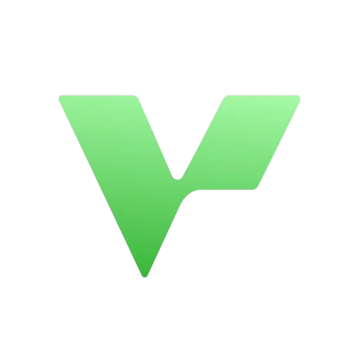 Green V logo